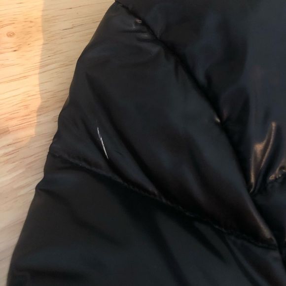 Ralph Lauren Active Black Puffer Jacket Zip Front Long Sleeve Aztec size XS - Picture 14 of 16